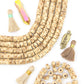Natural Tan Carved Tribal Tube Bone Beads: 9x5mm, 39 pieces