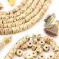 Natural Tan Carved Tribal Tube Bone Beads: 9x5mm, 39 pieces