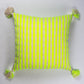 Antigua Pillow - Neon Pink and Yellow