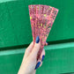 One of a Kind Hand Painted Marbled Wooden Fans - 15 Styles