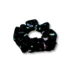 Mini Holographic Bats Halloween Scrunchie