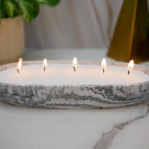 Marbled Bowl Sand Candle Kit