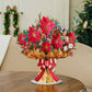 HugePop Christmas Spirit Flower Bouquet Pop Up Card