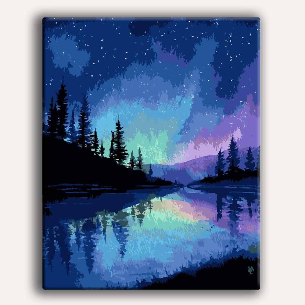 Alaskan Night Sky - Paint By Numbers Kit