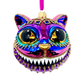 Ruby Cheshire Cat Glass Ornament