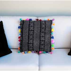 Oasis Multi Tassel Batik Pillow Cover - Thailand