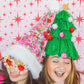 Holly Jolly Christmas Tree Party Hat
