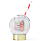 Holiday Village Snow Globe Novelty Sipper (Christmas Cup - set of 1, 6, or 12)
