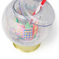 Holiday Village Snow Globe Novelty Sipper (Christmas Cup - set of 1, 6, or 12)