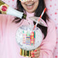 Holiday Village Snow Globe Novelty Sipper (Christmas Cup - set of 1, 6, or 12)