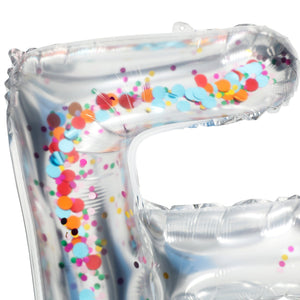 ONE & Fun First Birthday Confetti-Filled Balloon Banner