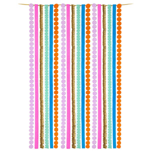 Multicolored Party Streamer Set