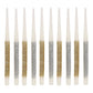 Metallic Glitter Birthday Candles (set of 10)