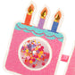 Confetti Birthday Cake Novelty Glasses