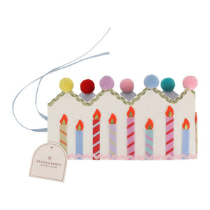 Birthday Wishes Reusable Pom Pom Crown