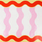 Groovy Waves Paper Table Runner (25 ft, cut to fit)