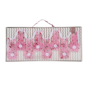 Confetti Bunny Acrylic Garland