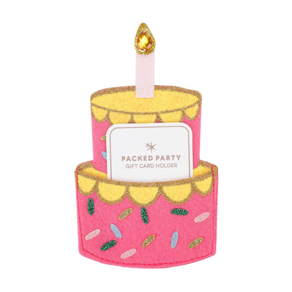 Birthday Cake Gift Card Holder