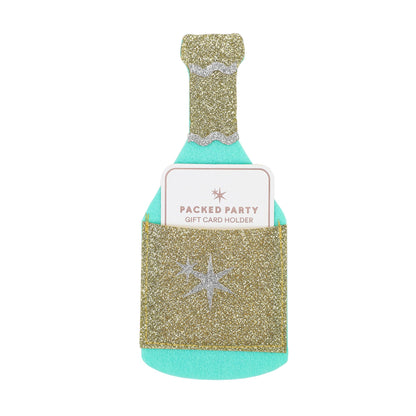Champagne Bottle Giftcard Holder