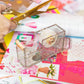 Confetti Injected Acrylic Tape Dispenser