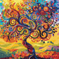 Painting by Numbers kit Tree of being KHO5140