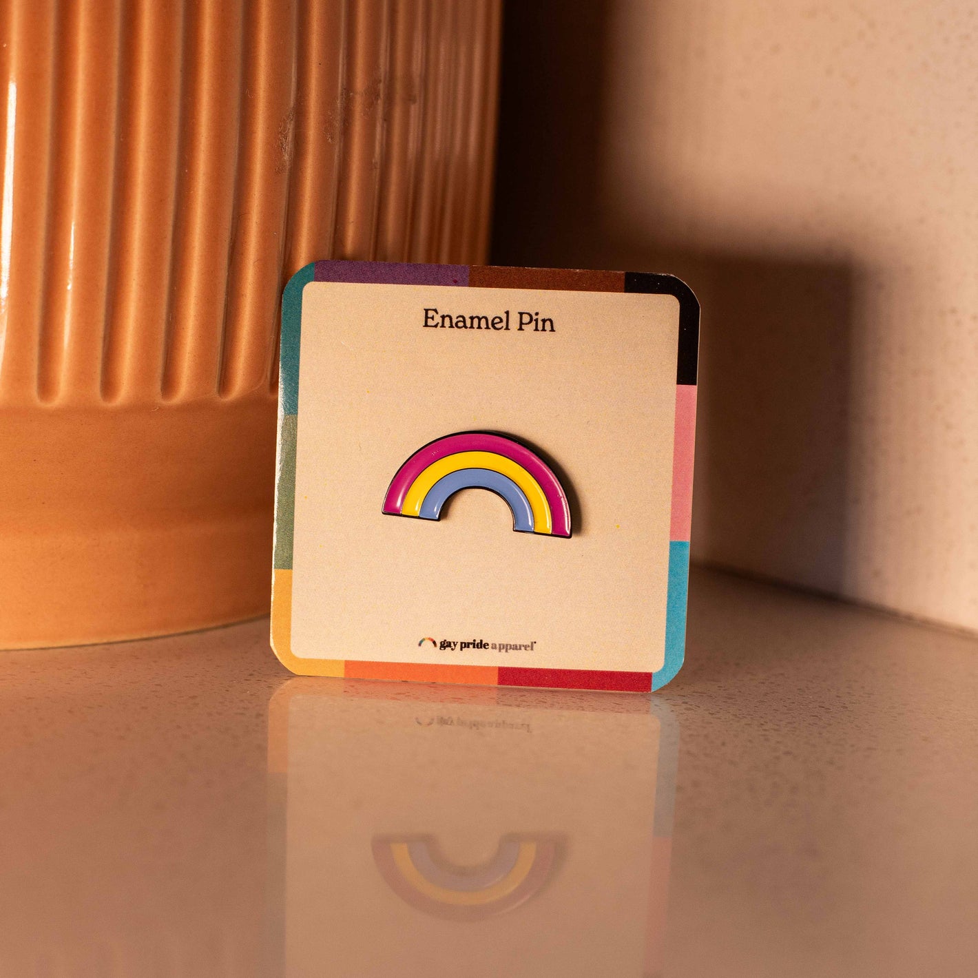 Pansexual Rainbow Enamel Pin