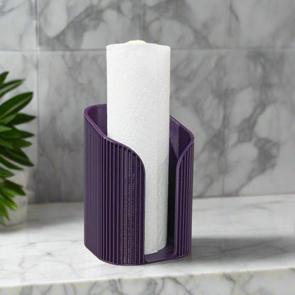 Mid-Century Ribbed Paper Towel Holder