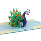 Peacock Pop Up Card