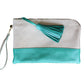 Pearl Snakeskin Clutch