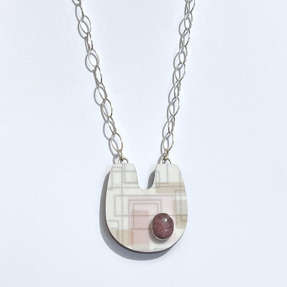 Atomic Peggy Laminate Arch Necklace
