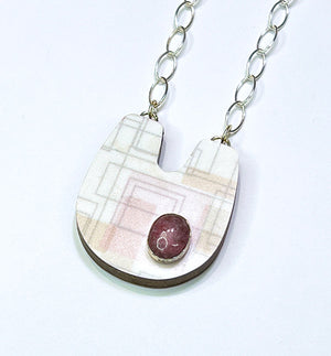 Atomic Peggy Laminate Arch Necklace