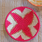 Petra Pink African Basket Collection, from Rwanda, Set of 5