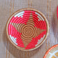 Petra Pink African Basket Collection, from Rwanda, Set of 5