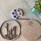 Mother's Day Wildflowers Craft Kit - Wood Canvas + Watercolor