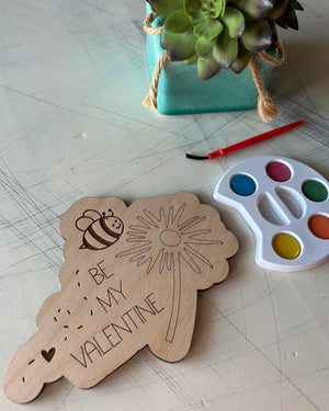 Be My Valentine Watercolor Craft Kit