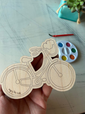 Bicycle Watercolor Craft Kit - Enjoy the Ride