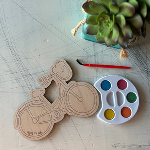 Bicycle Watercolor Craft Kit - Enjoy the Ride