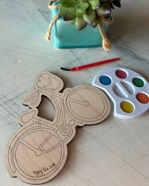 Bicycle Watercolor Craft Kit - Enjoy the Ride