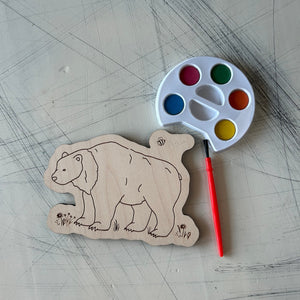 Bear Watercolor Craft Kit