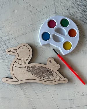 Loon Watercolor Craft Kit