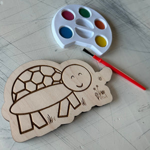 Turtle Watercolor Craft Kit