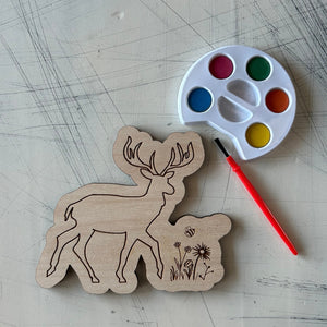 Deer Watercolor Craft Kit
