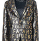 Any Old Iron Men's Sequin Fancy Fucker Blazer