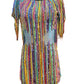 Any Old Iron Rainbow Fringe Dress