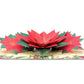 Poinsettia Pop Up Christmas Card