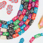 7x12mm Multi Color Natural Barrel Beads for Friendship Bracelets