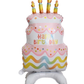 Birthday Cake Standing Foil Balloon Decoration F07M1-13