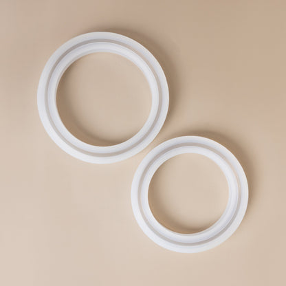 Silicone Bangle Bracelet Molds – 2 Pack for DIY Resin Jewelry Casting