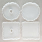 Geode Coasters Silicone Molds 4pc