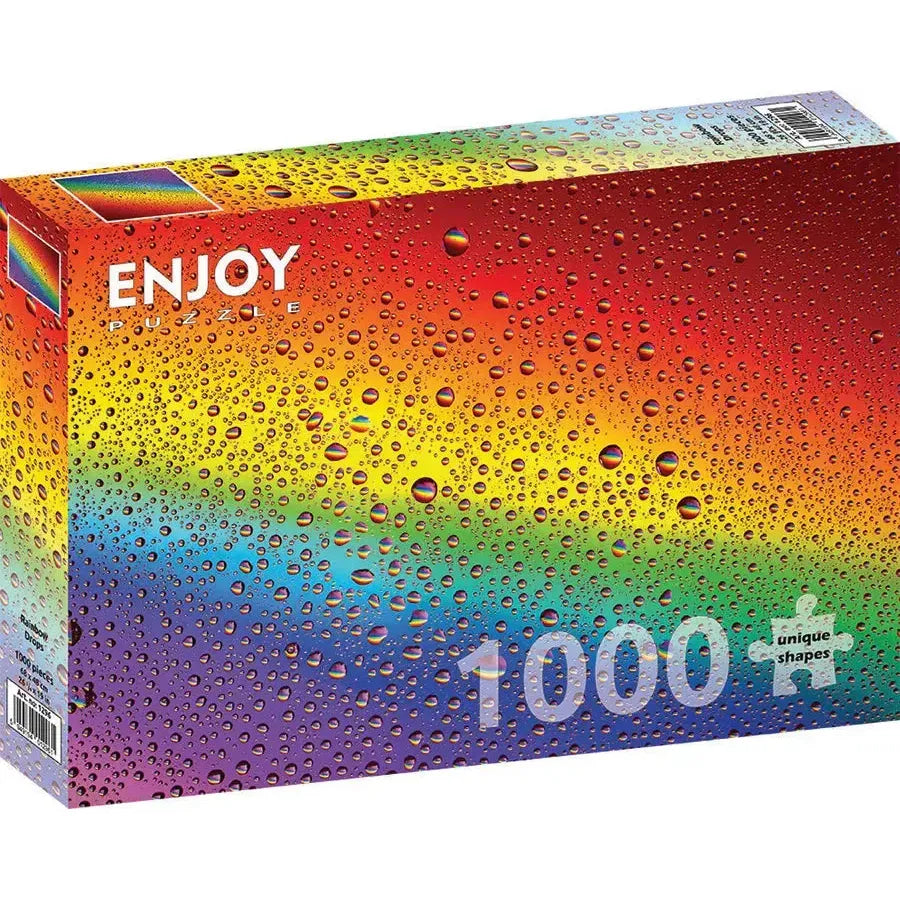 Rainbow Drops 1000 Piece Jigsaw Puzzle Enjoy